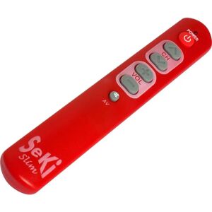 Télécommande Universelle SEKI Slim Rouge - Facile pour Seniors et Enfants Télécommande Universelle SEKI Slim Rouge - Facile pour Seniors et Enfants