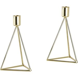 Soporte de vela pequeño moderno dorado - Soporte de vela Soporte de vela pequeño moderno dorado - Soporte de vela