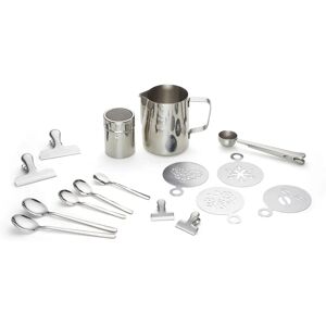 ECHTWERK Silber Barista-Set - Kaffeezubehör für Cappuccino & Latte Macchiato ECHTWERK Silber Barista-Set - Kaffeezubehör für Cappuccino & Latte Macchiato