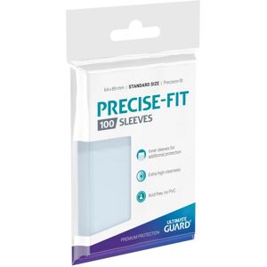 Protecteurs de Cartes Transparent Taille Standard - Ultimate Guard Precise-Fit Protecteurs de Cartes Transparent Taille Standard - Ultimate Guard Precise-Fit