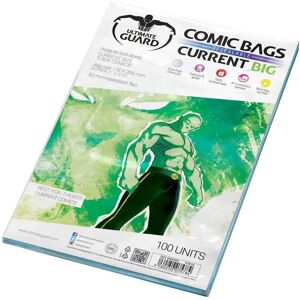 Ultimate Guard Comic Bags Groß wieder verschließbar - Archiv-sicher - 100 Stück Ultimate Guard Comic Bags Groß wieder verschließbar - Archiv-sicher - 100 Stück