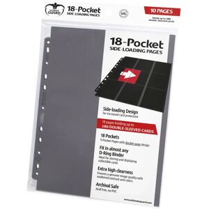 Ultimate Guard 18 Bolsillos de Página Grises - Fundas para Cartas Ultimate Guard 18 Bolsillos de Página Grises - Fundas para Cartas