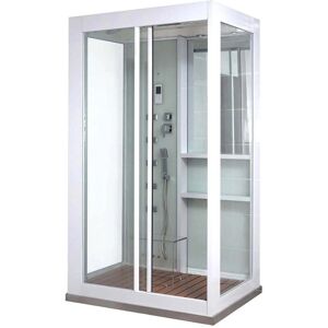 Cabina Doccia a Vapore Bianca Luxory - XL Cabina Doccia a Vapore Bianca Luxory - XL