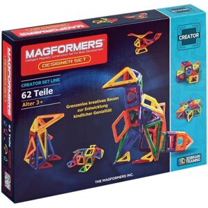 Magformers 62-teiliger Kreativ Bausatz - Konstruktionsspielzeug Magformers 62-teiliger Kreativ Bausatz - Konstruktionsspielzeug