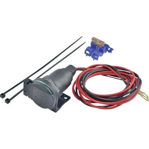 BAAS Sigarettenaansteker Socket - Compact, 1,3 m, Flexibele montage BAAS Sigarettenaansteker Socket - Compact, 1,3 m, Flexibele montage