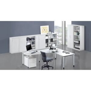 KaiserKraft THEA - Escritorio ajustable - Blanco y gris - 1200mm KaiserKraft THEA - Escritorio ajustable - Blanco y gris - 1200mm