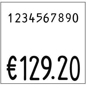 kaiserkraft Preisetiketten - 29x28mm - Weiß kaiserkraft Preisetiketten - 29x28mm - Weiß