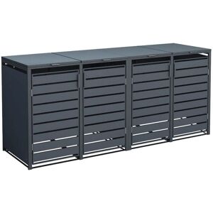 Westmann Stahl 4-Behälter Cubus Mülleimer - Anthrazit Westmann Stahl 4-Behälter Cubus Mülleimer - Anthrazit