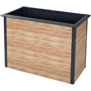 Westmann Verzinktes Hochbeet aus Stahl - 100x50x77 cm - Modernes Design Westmann Verzinktes Hochbeet aus Stahl - 100x50x77 cm - Modernes Design