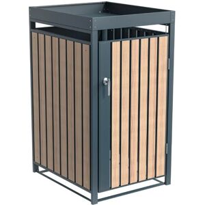 Westmann Planta Mülltonnenbox - Wetterfeste Metallbox mit Tür Westmann Planta Mülltonnenbox - Wetterfeste Metallbox mit Tür
