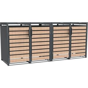 WESTMANN Lacina Braune Mülltonnenbox - Mülltonnenbox WESTMANN Lacina Braune Mülltonnenbox - Mülltonnenbox