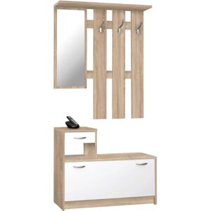 Sconto Perchero - Color madera - 100x180x25 cm Sconto Perchero - Color madera - 100x180x25 cm