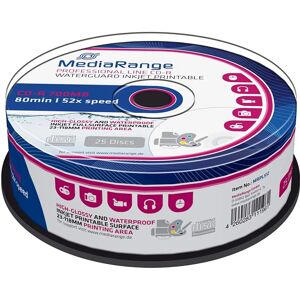 MediaRange MRPL512 700MB 52x CD-R - Dischi ottici MediaRange MRPL512 700MB 52x CD-R - Dischi ottici