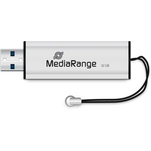 MediaRange MR916 USB-flashdrev 32GB - Sort, Sølv MediaRange MR916 USB-flashdrev 32GB - Sort, Sølv