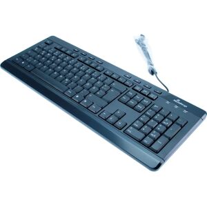 Teclado MediaRange MROS102 - USB QWERTZ Preto Teclado MediaRange MROS102 - USB QWERTZ Preto