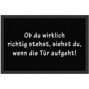 Hanse Home Schwarze Türmatte - Türmatte - Langlebig, Pflegeleicht, Rutschfest, für Fußbodenheizung Hanse Home Schwarze Türmatte - Türmatte - Langlebig, Pflegeleicht, Rutschfest, für Fußbodenheizung