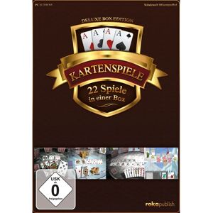 Rokapublish - 22-in-1 Kartenspiele Deluxe-Box - PC Rokapublish - 22-in-1 Kartenspiele Deluxe-Box - PC