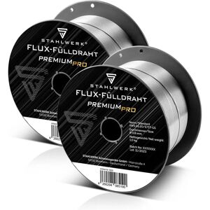 Set di 2 fili da saldatura MIG/MAG premium - 1kg - Acciaio Set di 2 fili da saldatura MIG/MAG premium - 1kg - Acciaio