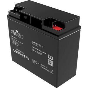 Batterie AGM 12V/17Ah pour solaire, UPS, camping - Publicité Batterie AGM 12V/17Ah pour solaire, UPS, camping - Publicité