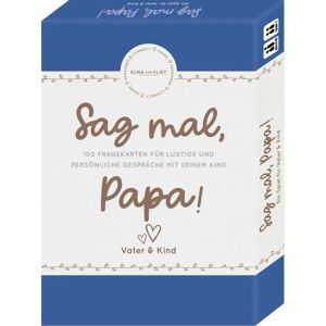 Elma van Vliet Sag mal, Papa! - Spiel für Vater und Kind - 100 Fragenkarten Elma van Vliet Sag mal, Papa! - Spiel für Vater und Kind - 100 Fragenkarten
