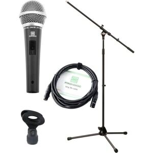 Pronomic - Karaoke Dynamic Mic Set - Câble XLR - Publicité Pronomic - Karaoke Dynamic Mic Set - Câble XLR - Publicité