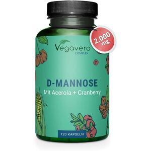 Vegavero D-mannose - Complex D-manoza 120 Capsule - Susținerea tractului urinar Vegavero D-mannose - Complex D-manoza 120 Capsule - Susținerea tractului urinar