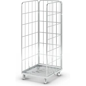 Contenedor móvil de acero Kaiserkraft - 3 lados - 1830 mm - 33,3 kg Contenedor móvil de acero Kaiserkraft - 3 lados - 1830 mm - 33,3 kg