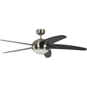 Ventilateur de plafond Pepeo Melton Nickel Wenge - 132cm - Télécommande - Publicité Ventilateur de plafond Pepeo Melton Nickel Wenge - 132cm - Télécommande - Publicité