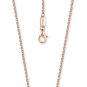 Collier en argent sterling plaqué or rose - 80cm - Collier Collier en argent sterling plaqué or rose - 80cm - Collier