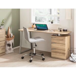 VOGL MÖBELFABRIK Erik - Wildeiche, Edelstahl, 150cm Schreibtisch VOGL MÖBELFABRIK Erik - Wildeiche, Edelstahl, 150cm Schreibtisch