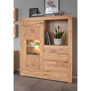 Vogl MöbelFabrik Eiche/Wildeiche Highboard - 107cm - Moderner Schrank Vogl MöbelFabrik Eiche/Wildeiche Highboard - 107cm - Moderner Schrank