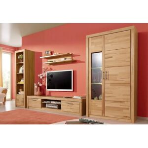 Wohnwand VOGL MÖBELFABRIK - Kastenmöbel-Set, Beige, Teilmassiv Wohnwand VOGL MÖBELFABRIK - Kastenmöbel-Set, Beige, Teilmassiv