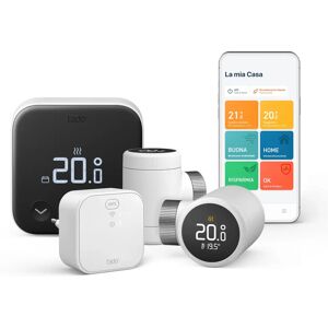 Tado° Termostato - Kit di riscaldamento intelligente multi-stanza - Nero, Bianco Tado° Termostato - Kit di riscaldamento intelligente multi-stanza - Nero, Bianco