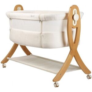 babyGO SideBySide Beistellbett - Weiß/Beige - 2-in-1 Wiege & Beistellbett babyGO SideBySide Beistellbett - Weiß/Beige - 2-in-1 Wiege & Beistellbett
