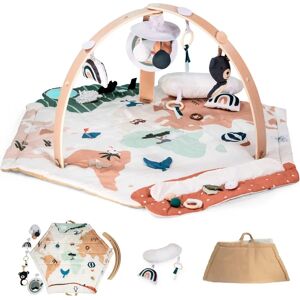 babyGO Bianca Welt Holzspielbogen & Spielmatte - Spiel & Entdecken babyGO Bianca Welt Holzspielbogen & Spielmatte - Spiel & Entdecken
