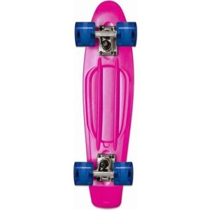 Planche à roulettes rose No Rules - 22.44" avec roues lumineuses - Publicité Planche à roulettes rose No Rules - 22.44" avec roues lumineuses - Publicité