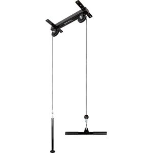 Fali szerelhető kötél rendszer - 200kg - Fekete Fali szerelhető kötél rendszer - 200kg - Fekete