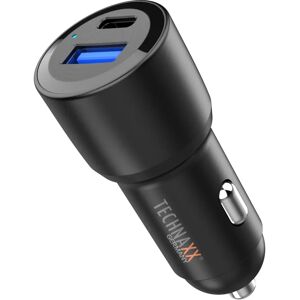 Technaxx TX-306 Autolader - Dubbele poorten, 60W, 12/24V Technaxx TX-306 Autolader - Dubbele poorten, 60W, 12/24V