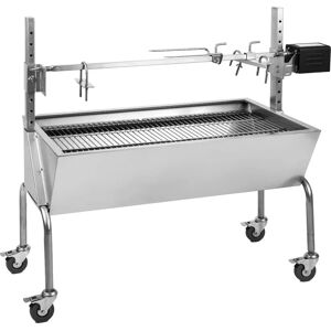 Oneconcept Sauenland Electric Grill - Spit Roasting - Silver - Electric Grill Oneconcept Sauenland Electric Grill - Spit Roasting - Silver - Electric Grill