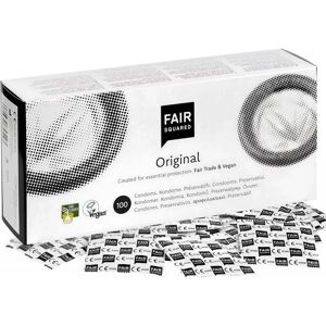 Fair Squared Latex Condoms - 55mm, 200mm, 100pk Fair Squared Latex Condoms - 55mm, 200mm, 100pk