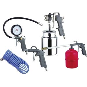 Aerotec Druckluftset 8 bar mit Spritzpistole & Druckmesser Aerotec Druckluftset 8 bar mit Spritzpistole & Druckmesser