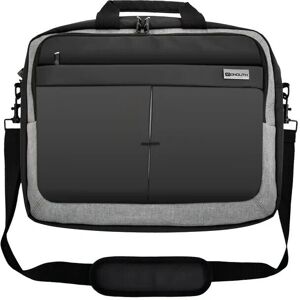 Monolith Business Laptop Briefcase - 15.6 Inch - Black/Grey Monolith Business Laptop Briefcase - 15.6 Inch - Black/Grey