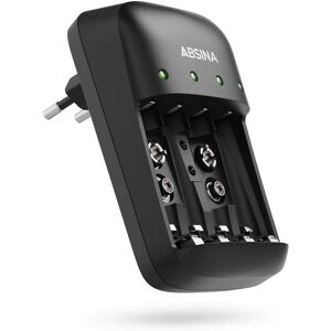 Chargeur Absina X4 - Universel, AA, AAA, 9V Chargeur Absina X4 - Universel, AA, AAA, 9V