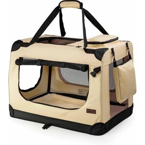 Dibea TB10043 - Opvouwbare dierenkooi - Beige Dibea TB10043 - Opvouwbare dierenkooi - Beige