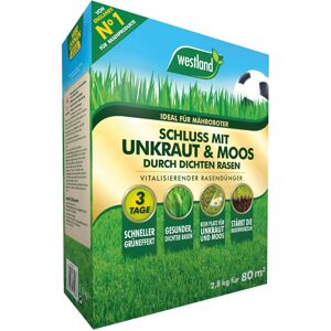 WESTLAND Rasendünger - Unkraut- und Moosbekämpfung - 2,8kg WESTLAND Rasendünger - Unkraut- und Moosbekämpfung - 2,8kg