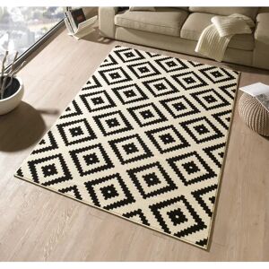 Hanse Home Raute Rug - Machine-Woven, 160x230cm, Black/Natural Hanse Home Raute Rug - Machine-Woven, 160x230cm, Black/Natural