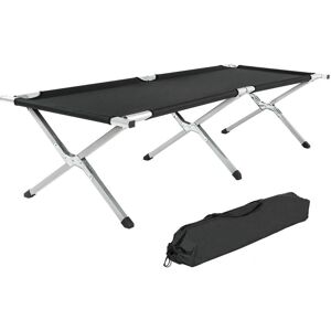 tectake XL Skládací Postel - Černá tectake XL Skládací Postel - Černá