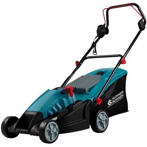 Kosiarka elektryczna Könner & Söhnen - 38cm - 1400W - Wytrzymała i Regulowana Kosiarka elektryczna Könner & Söhnen - 38cm - 1400W - Wytrzymała i Regulowana