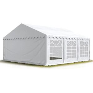 Toolport 5x6m Marquee - Waterproof PVC Party Tent - White Toolport 5x6m Marquee - Waterproof PVC Party Tent - White