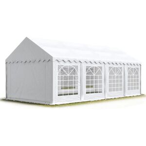 TOOLPORT Carpa de Fiesta 4x8m PVC 700 Blanco - Tienda TOOLPORT Carpa de Fiesta 4x8m PVC 700 Blanco - Tienda